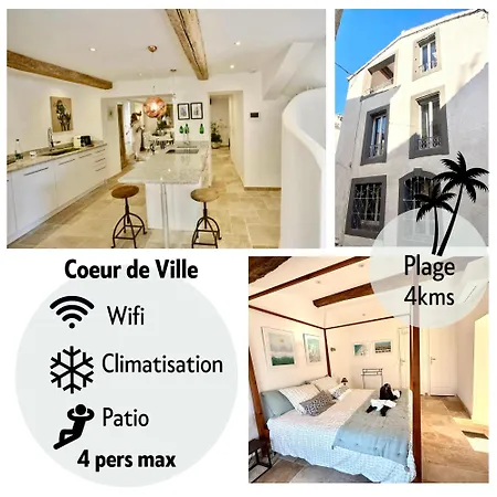 La Au Patio Suspendu By Gc - Clim - Wifi Sérignan